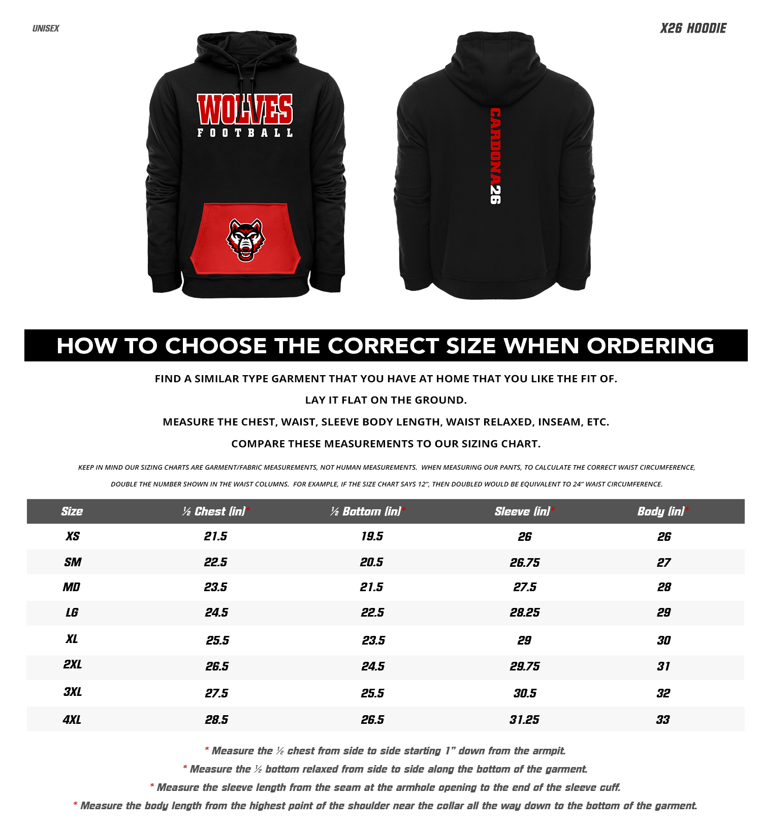 X26 HOODIE | X-GRAIN